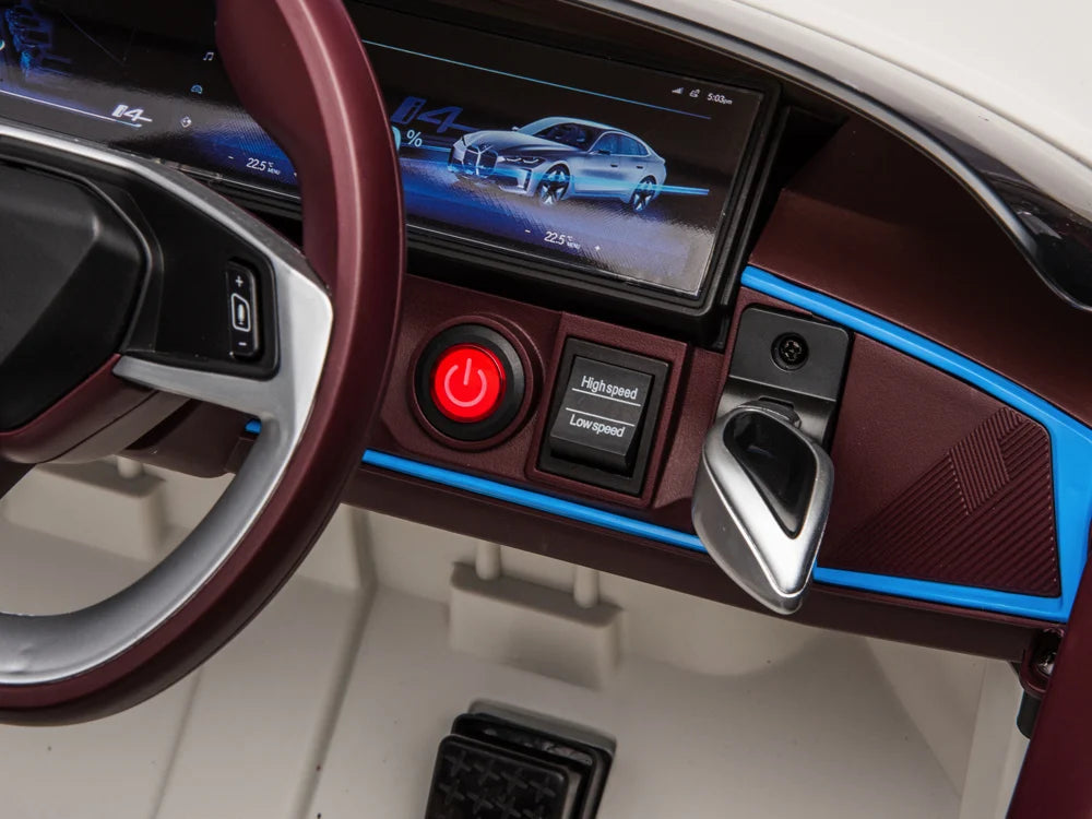 BMW i4 12V - Coche eléctrico infantil 4 motores